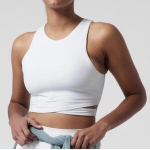 Athleta Conscious Cut out Crop D-DD White size L